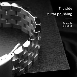 고품질 18mm 20mm <span class=keywords><strong>22mm</strong></span> 24mm 스테인리스 스틸 시계 스트랩 밴드 공장 직판 럭셔리 Skx007 다이버 시계 밴드 호환용 - Product Image 3