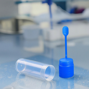 Tabouret jetable en matériau PS de 30ml avec bouchon à vis, fournitures de laboratoire transparentes médicales personnalisables OEM - Product Image 4