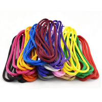 Cordon de serrage multicolore en polypropylène, corde en Polyester, 4mm, câbles tressés ajourés