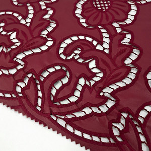 Tissu en dentelle chimique PU brodée pour la mode, accessoires de vêtements, <span class=keywords><strong>textiles</strong></span> de maison, robe de mariée, dentelle africaine - Product Image 4