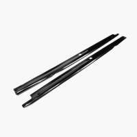 Extensions de bas de caisse en ABS noir brillant pour Skoda Octavia RS MK4 NX 2020 et modèles ultérieurs