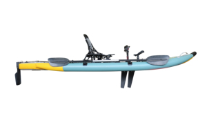 Vicking <span class=keywords><strong>gonflable</strong></span> pliant PVC Kano <span class=keywords><strong>Kayak</strong></span> rameur pédalier pour pagayeur simple pour la pêche à la dérive et le système d'alimentation - Product Image 2