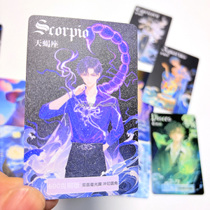 Tarjetas de Felicitación Holográficas con Papel Recubierto Grueso, Laminado, Personalizadas con <span class=keywords><strong>Anime</strong></span>, con Relieve, para Uso Comercial - Product Image 6
