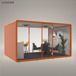 Co-Working Meeting Pod Sala <span class=keywords><strong>de</strong></span> oficina Espacio <span class=keywords><strong>de</strong></span> oficina modular a prueba <span class=keywords><strong>de</strong></span> ruido Cabina insonorizada corporativa con muebles <span class=keywords><strong>de</strong></span> acristalamiento acústico - Product Image 2