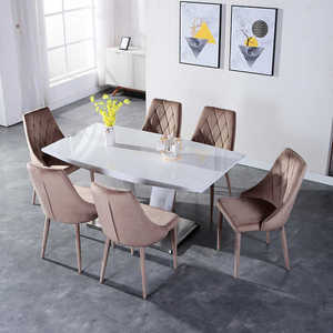 <span class=keywords><strong>Chaise</strong></span> de salle à manger vintage européenne en tissu <span class=keywords><strong>gris</strong></span>, dossier haut, style <span class=keywords><strong>scandinave</strong></span> nordique, beige moderne, avec assise en tissu – Vente en gros - Product Image 2