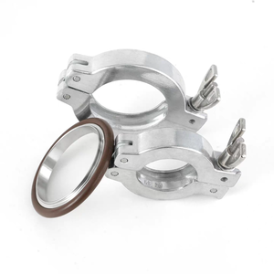 Kit de serrage sous vide en acier inoxydable KF25, raccord rapide, support de serrage en alliage d'aluminium, adhésif fluoré - Product Image 4