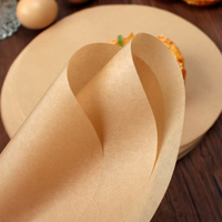 Papier de cuisson rond résistant aux hautes températures, papier huilé en silicone, papier absorbant pour friteuse à air, papier absorbant l'huile, papier pour barbecue