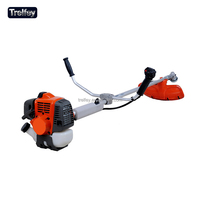 Tondeuse à gazon sans fil avec poignée ergonomique, débroussailleuse à dos latérale, outil de désherbage à essence pour une utilisation facile