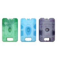 Briques de glace Offre Spéciale OEM Pack de glace réutilisable bleu vert couleur Gel boîte de refroidissement briques de congélateur