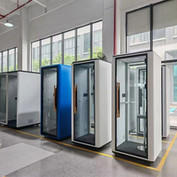 Cabina Acústica Modular Insonorizada para Reuniones de Oficina, Solución de Reducción de Ruido para Trabajo Privado en Interiores