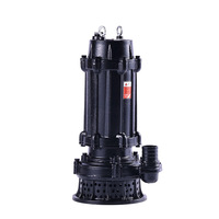 Pompe submersible à eaux usées LONGBIAO WQX à haute pression, entraînement électrique, fonte grise, tuyau de refoulement 50 mm, pression max. 75 m, débit 200 m³/h