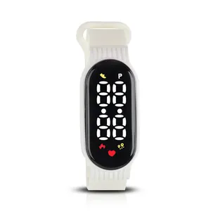 Best Selling Custom Brand Sports Watch Pedometer Watch LED Tracker Fitness Band