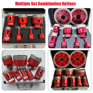 Set di 11 Punte Diamantate M14 per Carotaggio a Vuoto + Localizzatore + Adattatore, Kit Corona Diamantata per Fori su Marmo e Piastrelle <span class=keywords><strong>in</strong></span> Porcellana - Product Image 6