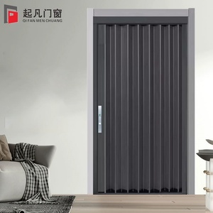 Portes pliantes en aluminium de conception moderne, panneaux de cloison, coulissantes, pour cuisine, salle de bain, couloir, zones intérieures pliables - Product Image 1