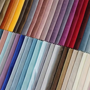 Furnitur Multi Warna tekstil rumah pelapis 100% kain beludru poliester - Product Image 2