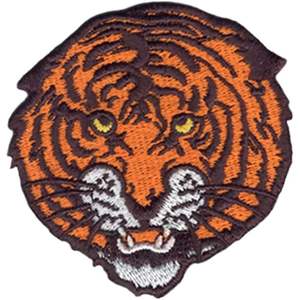 Patch brodé DigitEMB Tiger Face, lot de 11 pièces, 2,4x2,5, appliqué thermocollant en feutre pour vestes, sacs, chapeaux et vêtements - Product Image 3