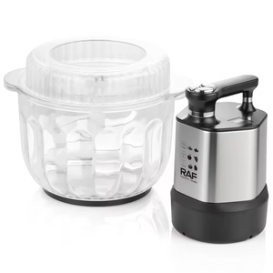 Picadora eléctrica portátil de gran capacidad para cocina, cortadora de verduras, procesador de alimentos, cuerpo de vidrio, capacidad de 5L - Product Image 3