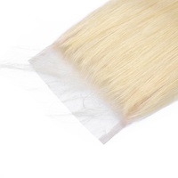 Mèches brésiliennes lace closure 613 lisses — celie, 4x4, 613 hd
