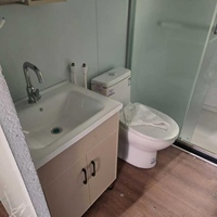 Maison Modulaire Préfabriquée de Luxe Portable et Extensible 20FT 40FT, Conteneur Pliable Mobile avec 2 Chambres