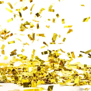 2023 Gold Silber benutzer definierte feuerfeste farbe chte Rechteck Papier Konfetti für Hochzeit Geburtstags feier Dekorationen