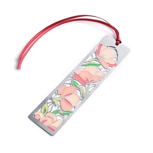 Wholesale Colorful Flower Book Mark Soft Enamel High Quality Custom Cute Metal <b>Bookmark</b> - Product Image 6
