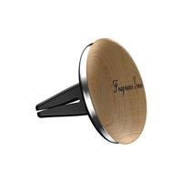 Diffuseur de parfum pour grille d'aération de voiture avec pinces en bois, recharge de tablettes d'aromathérapie naturelles écologiques longue durée