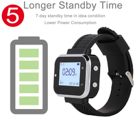 Système d'appel sans fil pour restaurant, bouton d'appel GuestTable, buzzer de service, récepteur vibrant étanche, montre de signalisation