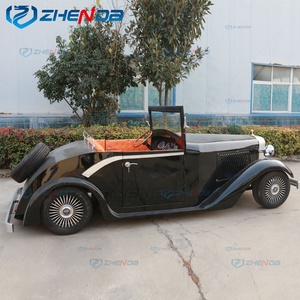 Vehículo Clásico de Alta Calidad, Auto Retro Vintage de Doble Fila, Auto Clásico Eléctrico Marrón, Auto Clásico en Venta - Product Image 5