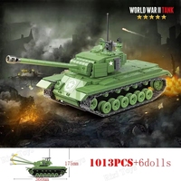 QuanGuan100062-100302 MOC Serie de Tanques Pesados, Figuras de Ciudad, Armas, Panther Brick, Regalos para Niños, Sets de Bloques de Construcción