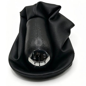 Poignée de levier de vitesse en cuir noir Chen Can 5 vitesses pour véhicules Renault - Product Image 2