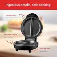 Poêle à Frire Électrique Multifonctionnelle Pizza Machine Double Face Chauffage Crêpes Sandwich Maker Petit Déjeuner Omelette Friture Machine