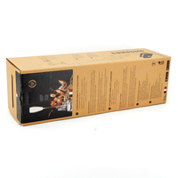 Boîte d'emballage de lampe LED en kraft écologique, boîte en carton de vente au détail haute avec poignée