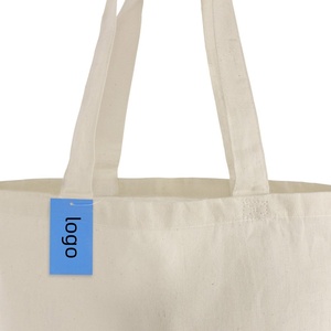 Promotional Personalized Blank <b>Plain</b> Cotton <b>Canvas</b> Bags Reusable Shopping Cotton Tote Bags With Custom Printed Logo - Product Image 4