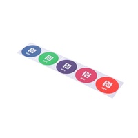 ISO14443A Mini RFID NFC Tag/Aufkleber/Etikett Papier Wasserdichte Mitgliedskarte Hotel-Telefon Programmierbar 13,56MHz Frequenz 1K Chip