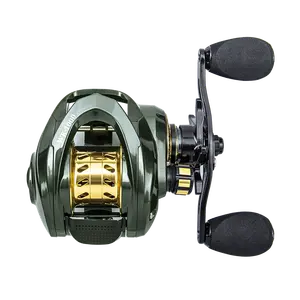 LINNHUE balıkçılık Reel sea1000 4 + 1bbs 7.2:1 Max sürükle 6kg Baitcasting Reel Seawalter için uzak tekerlek balıkçılık Reel balıkçılık