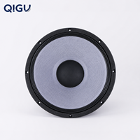 eQP18-032 Haut-parleur de basses professionnel 18 pouces, bobine vocale 100 mm, 93 dB, 8Ω, 43 Hz-3 kHz, 500-1000 W, circuit magnétique 220 mm pour scène/sonorisation