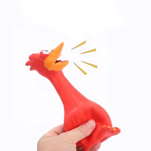 Juguetes para Mascotas al por Mayor de Fábrica: Juguetes de Látex de Pollo Gritón de Estilo Popular, Juguetes de Látex Resistentes a Mordeduras para Mascotas, Suministros para Mascotas - Product Image 2