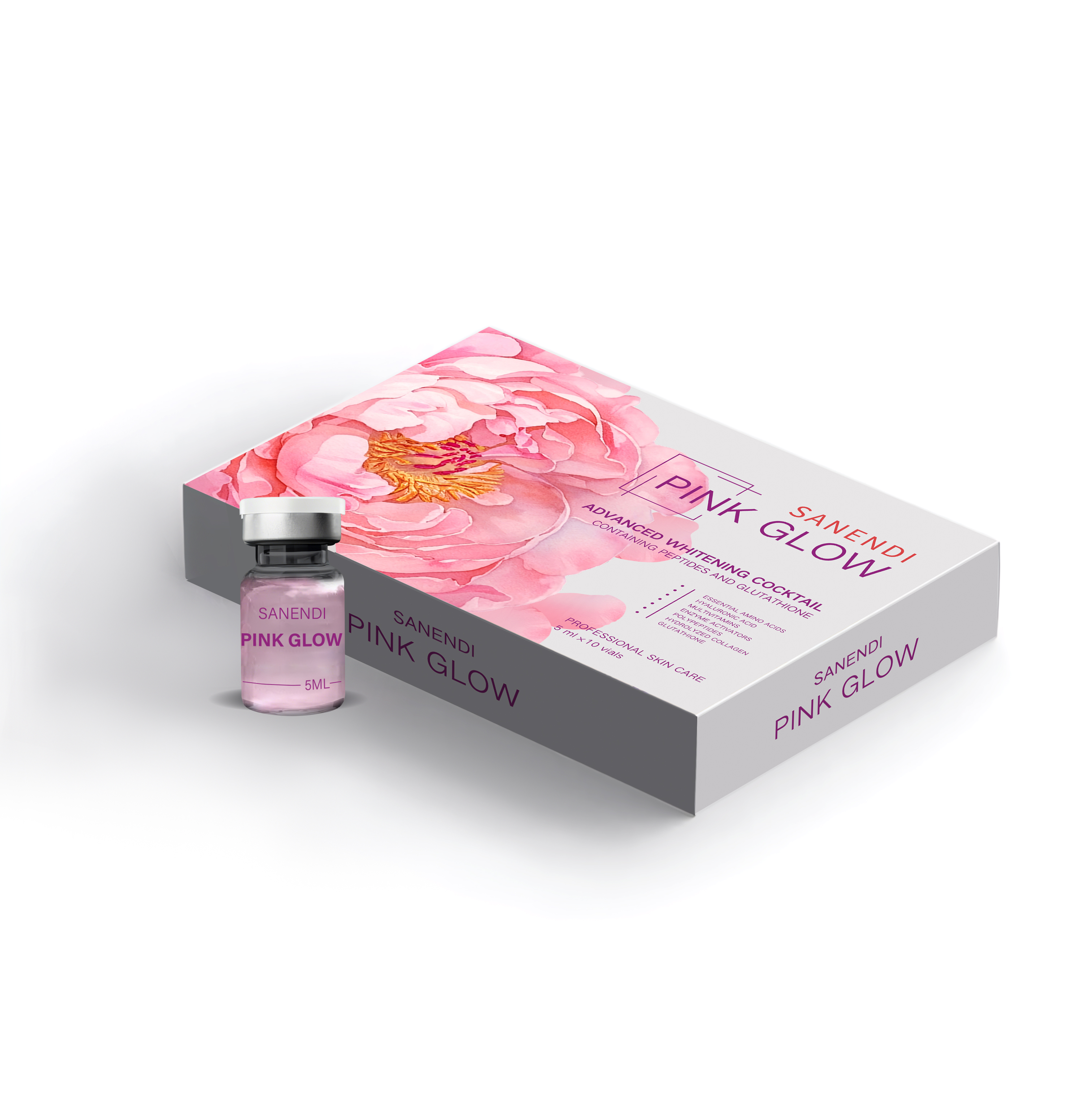 2025 OEM Face Serum with Hyaluronic Acid & Whitening Cocktail