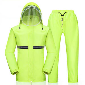 Imperméable adulte épaissi Transparent de haute qualité Portable Non jetable vêtements de sécurité réfléchissants Logo chaud direct d'usine - Product Image 5