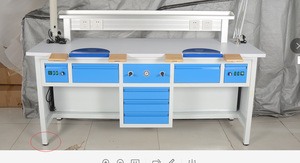 Meuble de laboratoire dentaire Établi 1.8m pour cabinets et laboratoires dentaires - Product Image 6