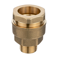 TMOK 1/2 3/4 Inch F M PE Transition Accouplement mâle droit en laiton pour tuyau en cuivre de 22mm