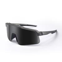 Lunettes de vélo de route tendance UV400, verres PC polarisés, lunettes de sport unisexes pour la protection des yeux en extérieur