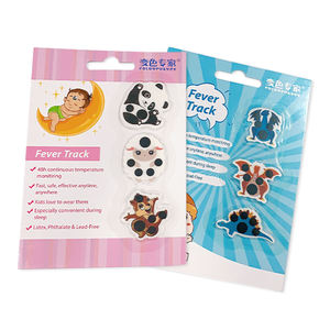 Tiras termômetro personalizado Testa Digital para crianças PET Plastic Household Fever Monitor Sticker - Product Image 5