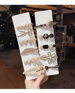 Женские заколки для волос с жемчужинами и цветами, винтажные длинные заколки с кристаллами и цветами, заколки для волос для девочек, аксессуары для волос, заколки для волос - Product Image 4