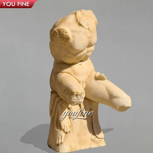 Decoración artística de diseño clásico para hombre, arte antiguo, mármol, Torso, estatua desnuda, busto, escultura - Product Image 5