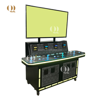 QIQU Top Qualité IGS Pêche Tir Jeu Machine 47/55 Pouces En Métal En Bois 4 Joueurs Armoire Table À Vendre
