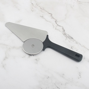 Espátula de <span class=keywords><strong>Pizza</strong></span> de acero inoxidable, cortador de pala de <span class=keywords><strong>Pizza</strong></span>, rueda, servidor de Pie, superventas - Product Image 2