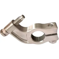 Butée de torsion en titane argenté à cannelures de 1-1/8 po avec 48 dents pour barre de torsion, accessoires pour voiture de sprint
