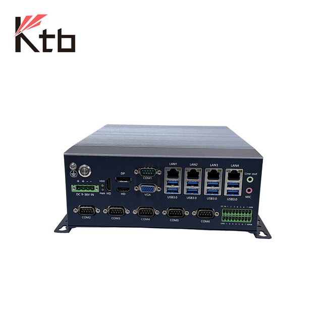 KTB 770V3 Computadora Industrial Intel Core I9 I7 I5 I3 DDR5 4LAN 6COM 5G AI Edge Computing Fanless Embedded Industrial Eomputer