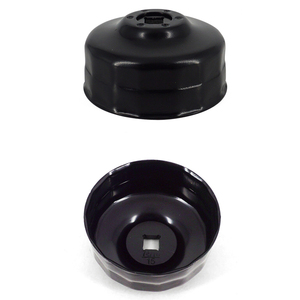 <b>Oil</b> <b>Filter</b> Cap <b>Wrench</b> 74mm 15 Flute Steel <b>Oil</b> <b>Filter</b> Cap Removal Tool - Product Image 6